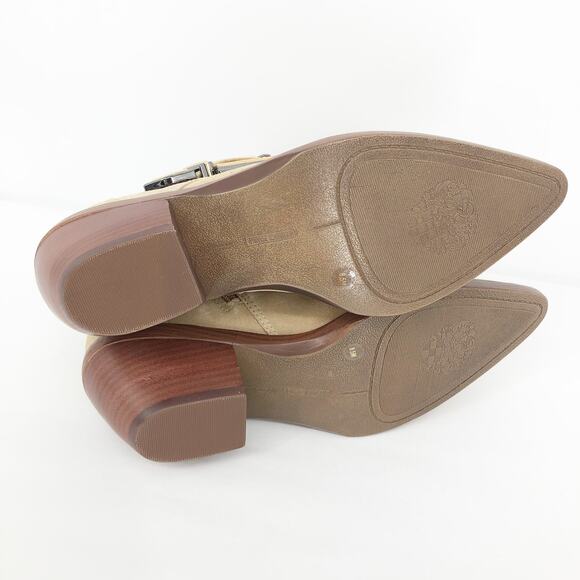 VINCE CAMUTO Women's Ashena Pointed Toe Ankle Boot 6.5 Taupe Suede NWOB - Picture 10 of 11